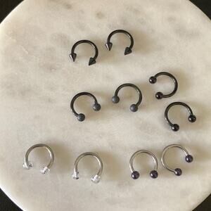 nose, ring, jewelry 16g